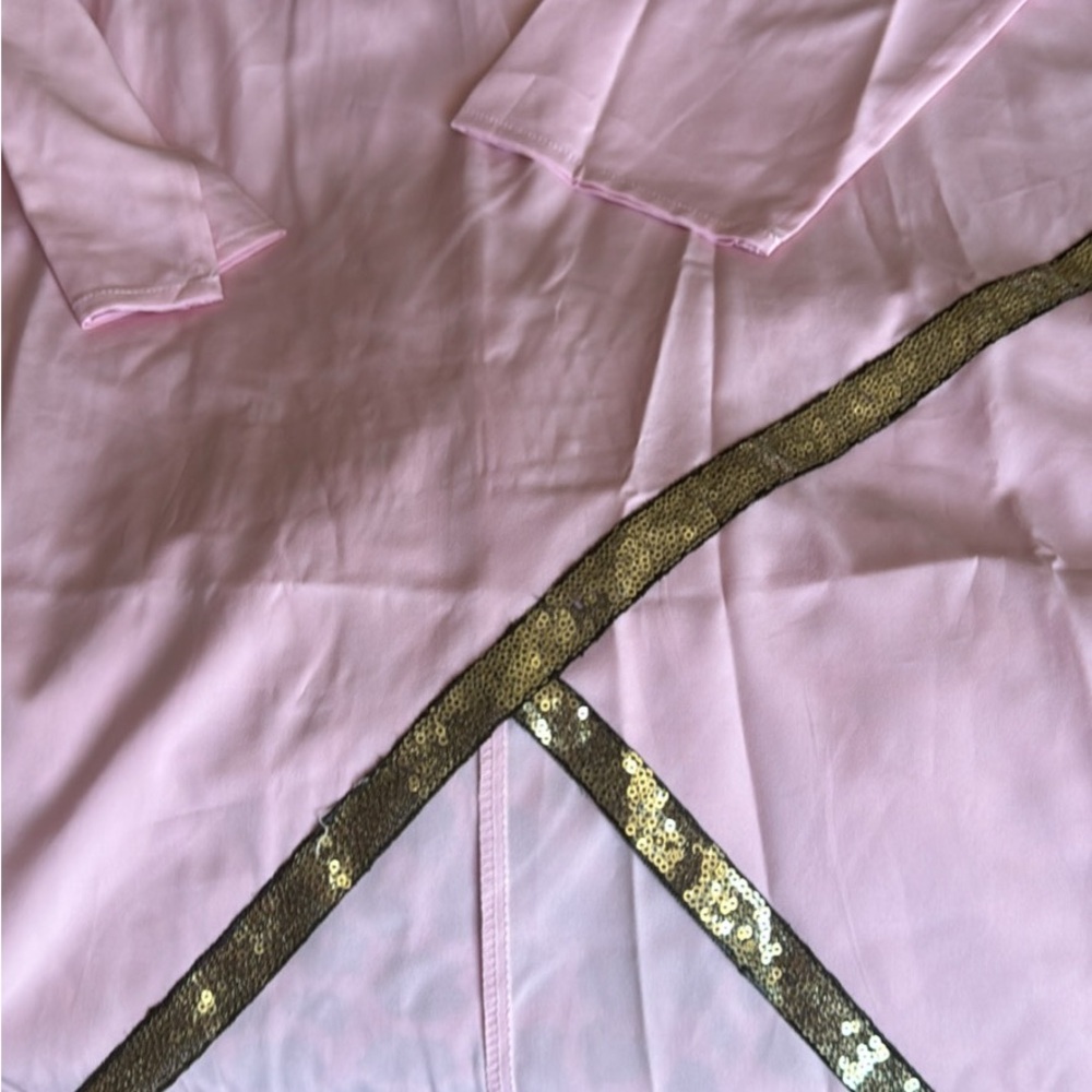 Elegant Pink Sequin Mini Dress